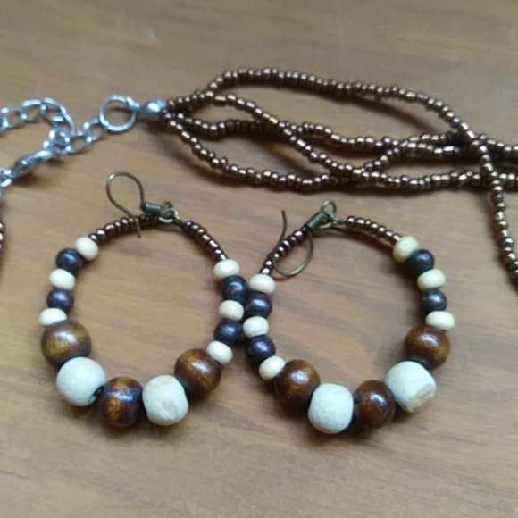 Vintage necklace and earrings - Picture 5 of 6
